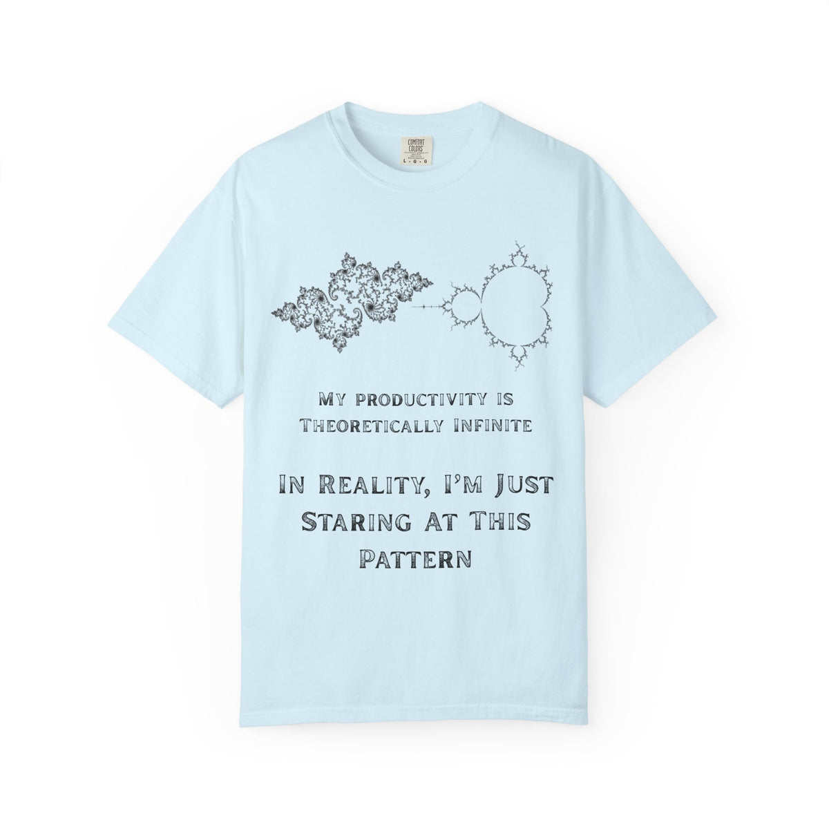 Color: Chambray | Theoretically Infinite Unisex Garment-Dyed Tee