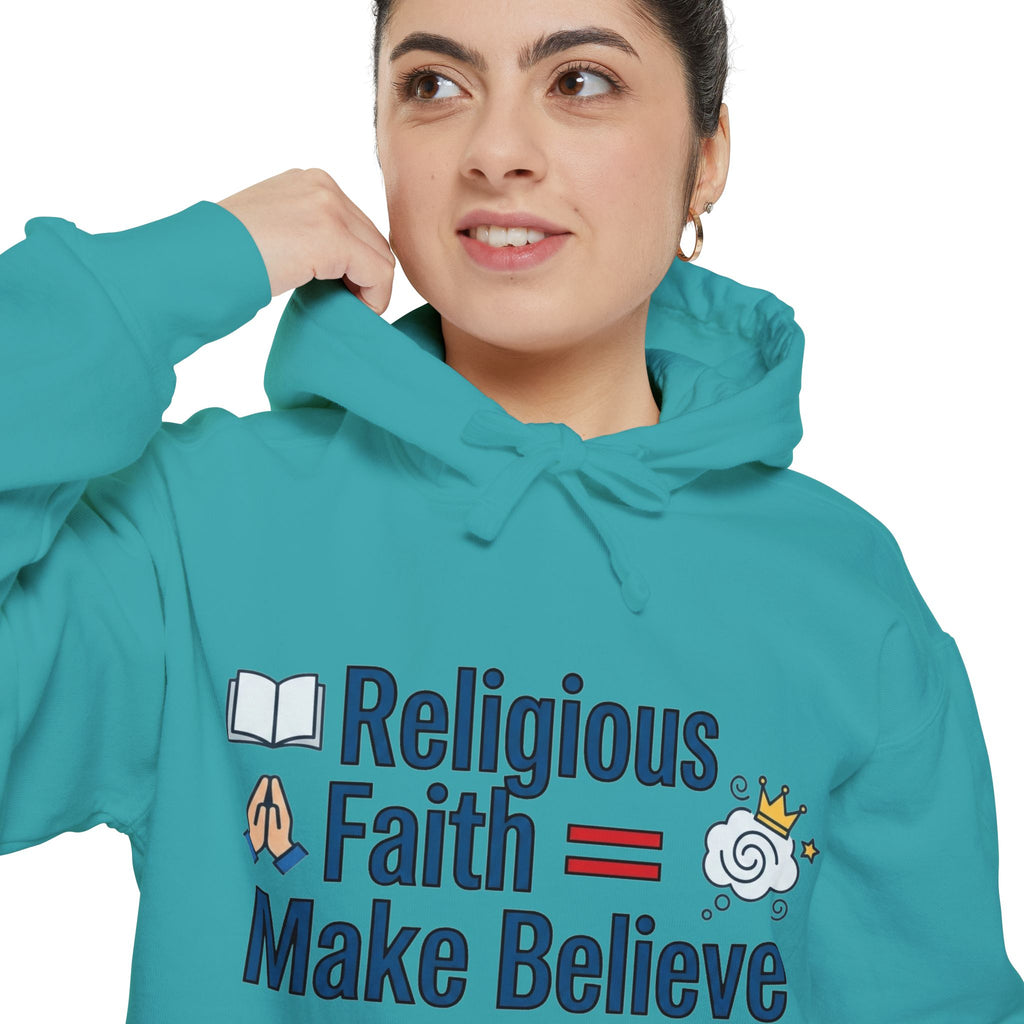 Make Believe Club Member | Garment-Dyed Hoodie — AttitudeShirts
