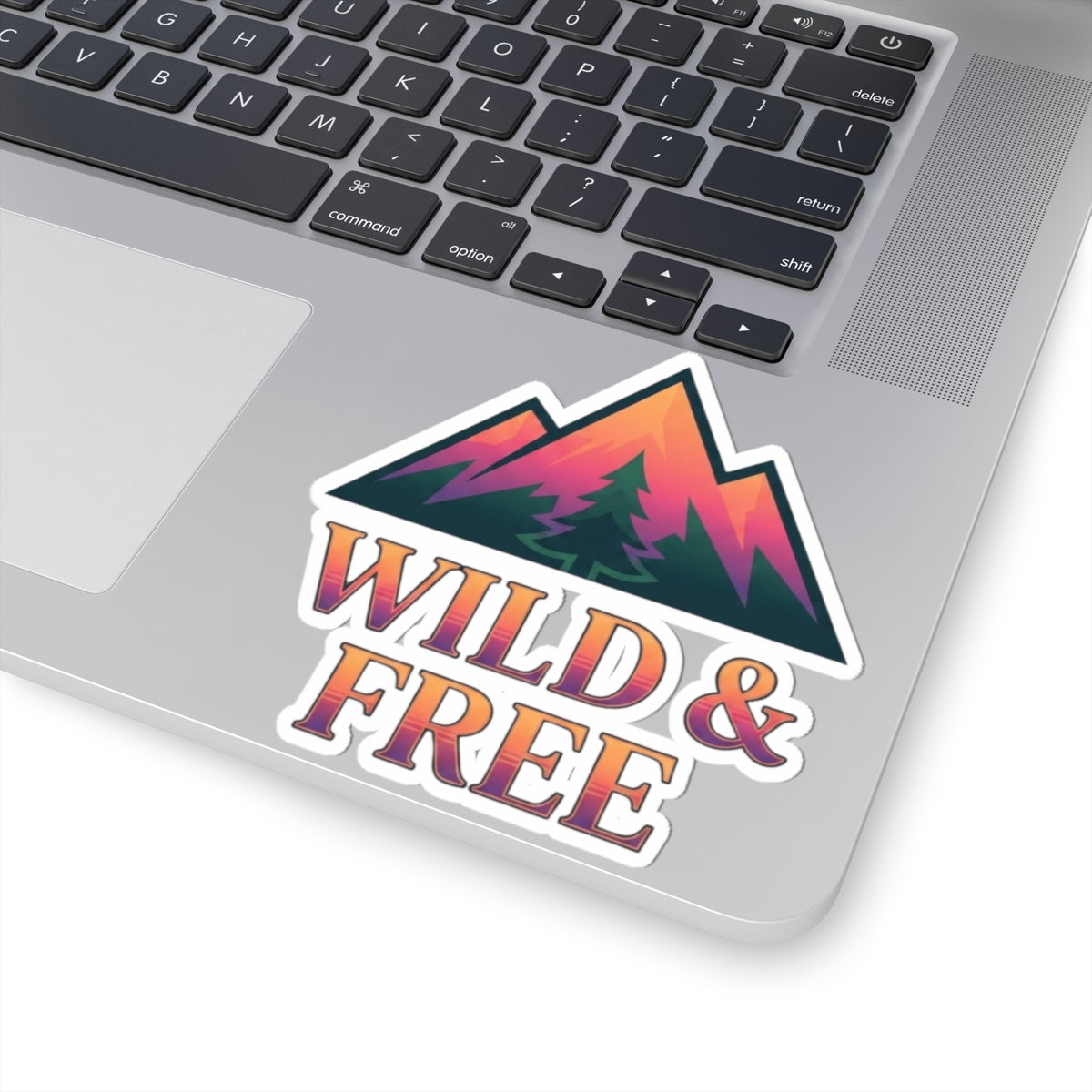 "Wild & Free" Sticker