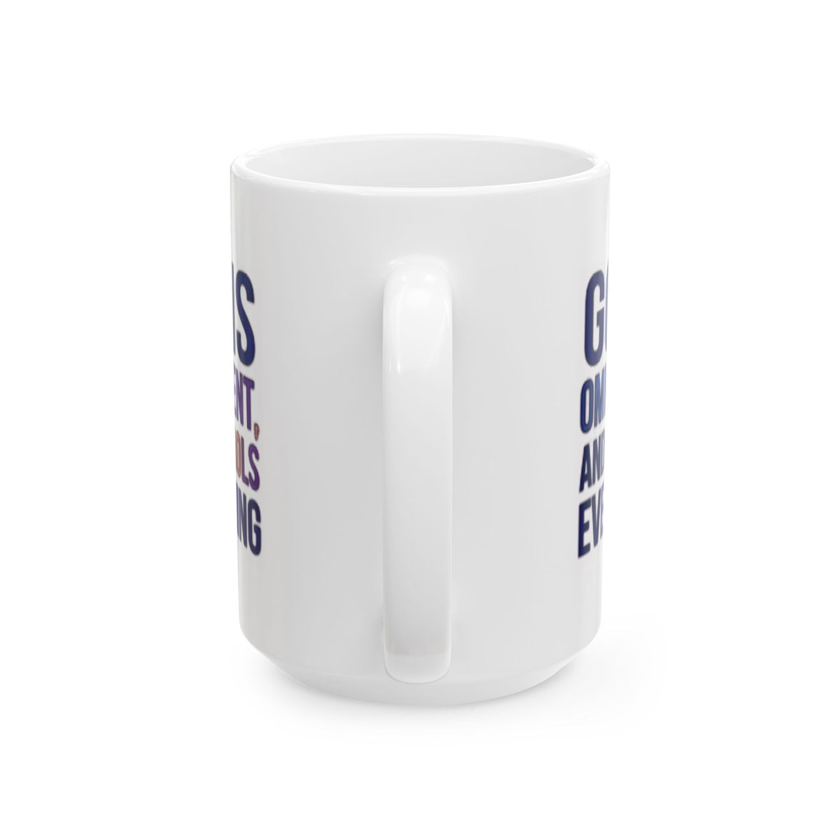 "God Controls Everything" White Ceramic Mug — Graphic