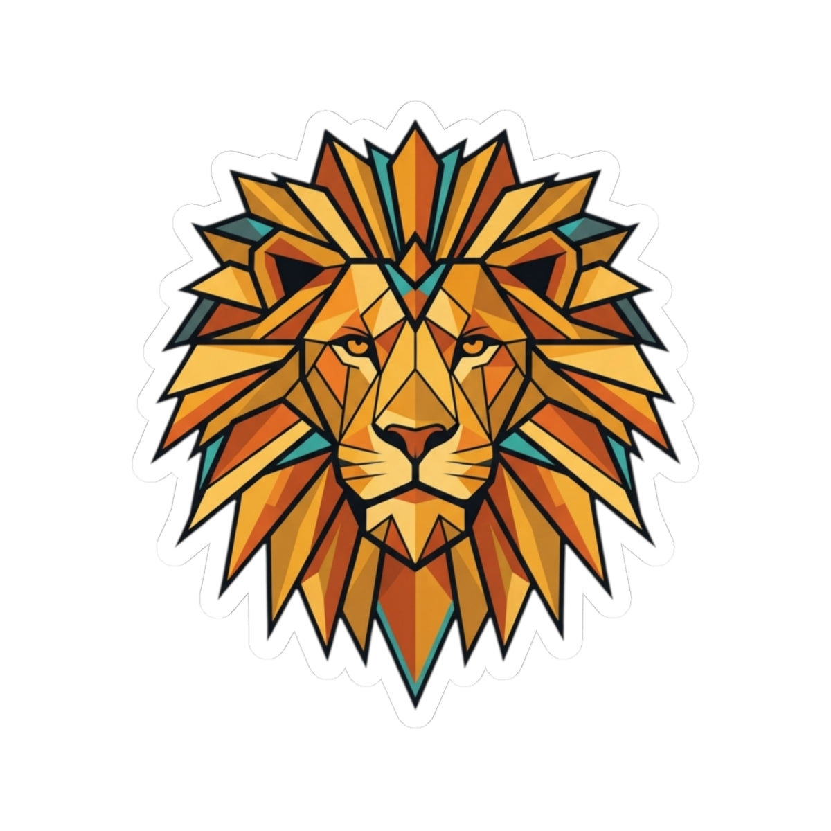 "Leo The Solar Lion" Sticker — Main