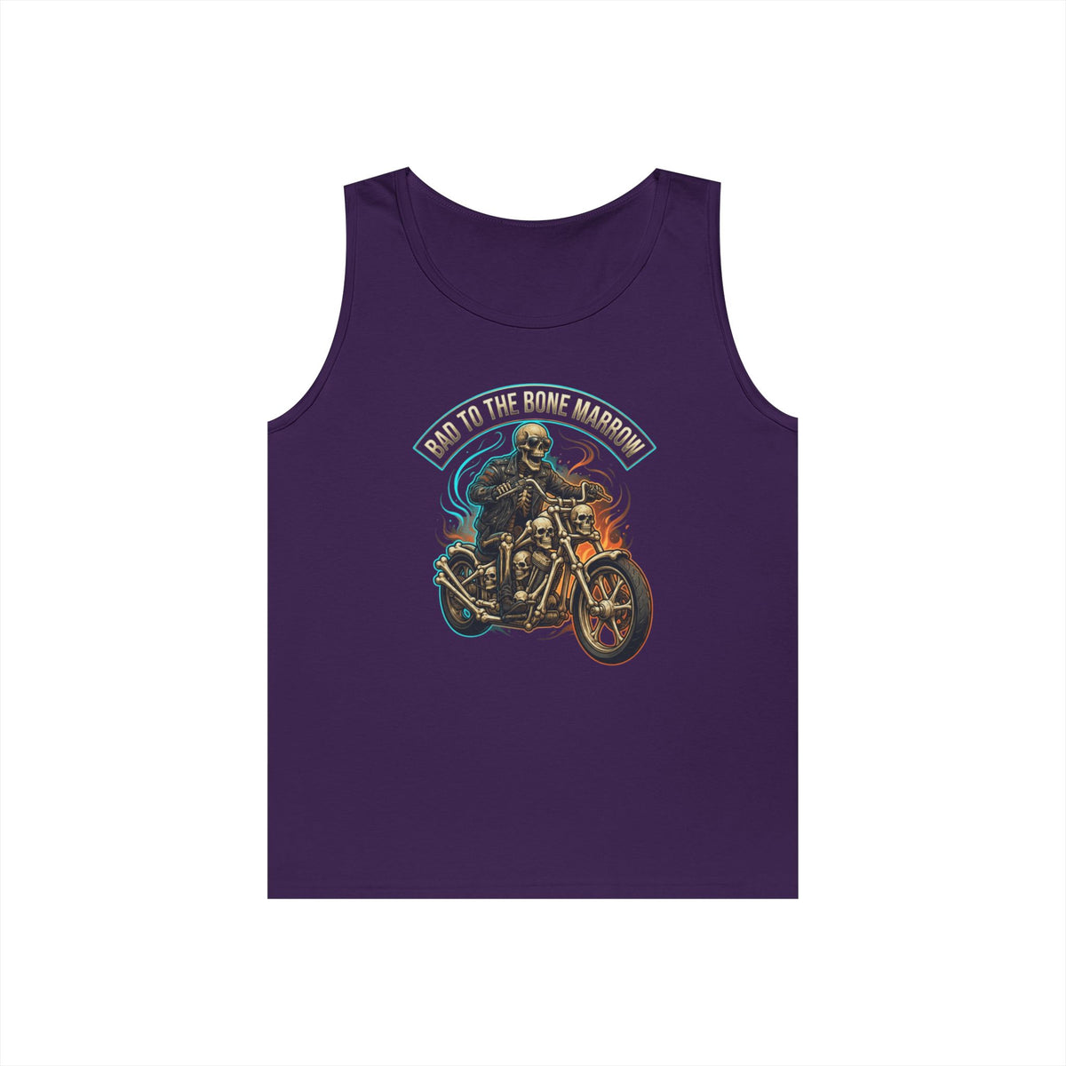 Color: Purple | Bad to the Bone Marrow Tank Top