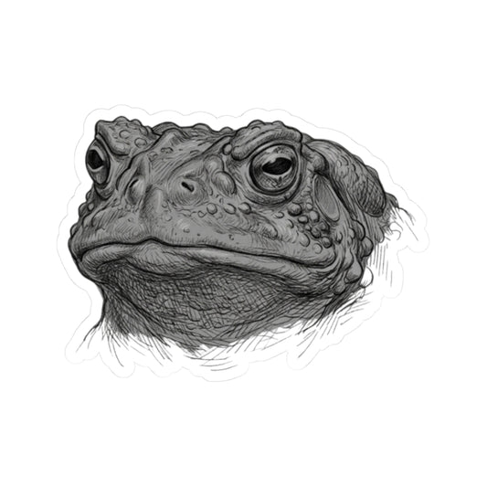 "Pencil Sketch Art Toad" Sticker