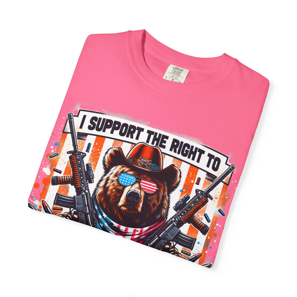 "The Right to Arm Bears" Unisex Garment-Dyed T-shirt