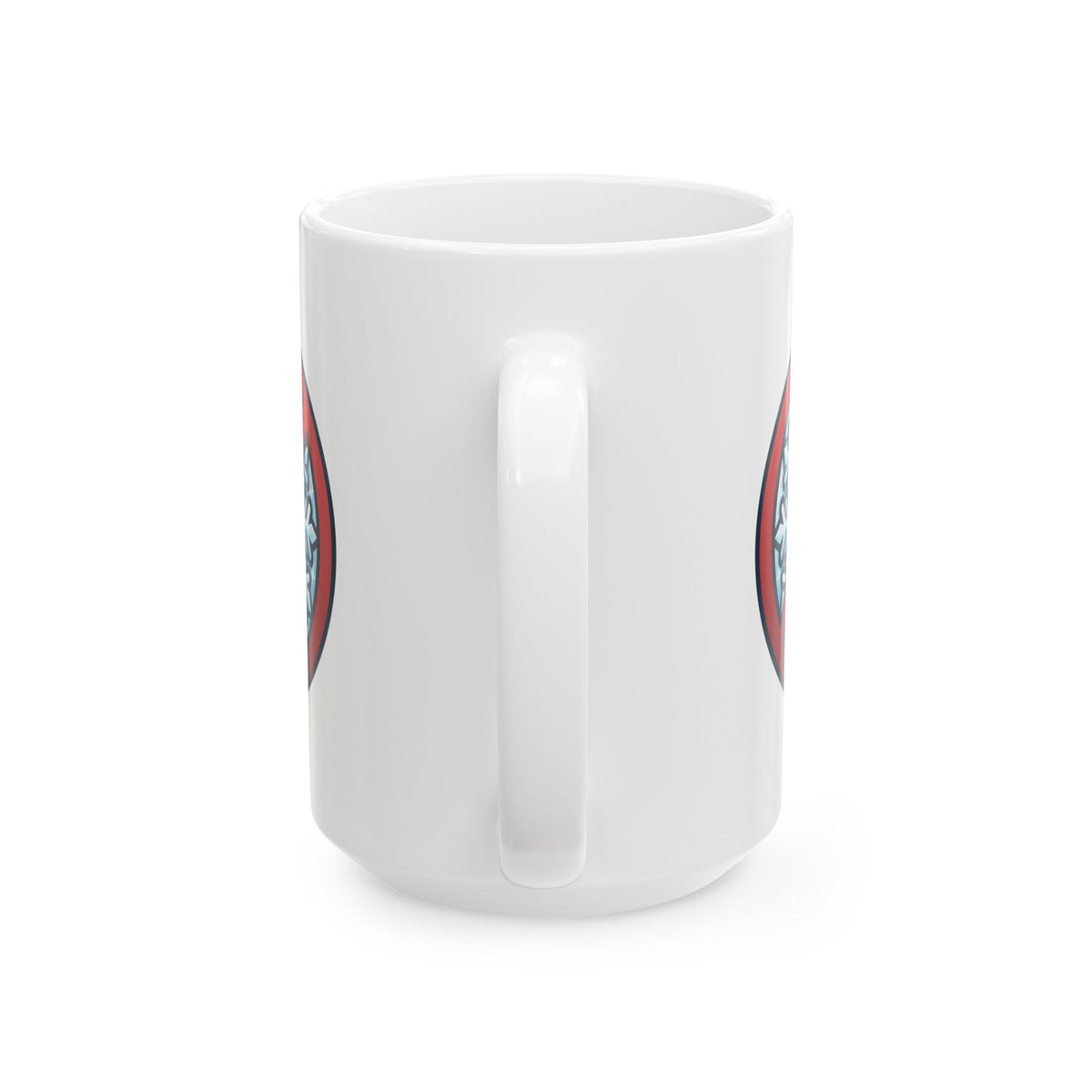 "Oh Come All Ye" White Ceramic Mug — Graphic