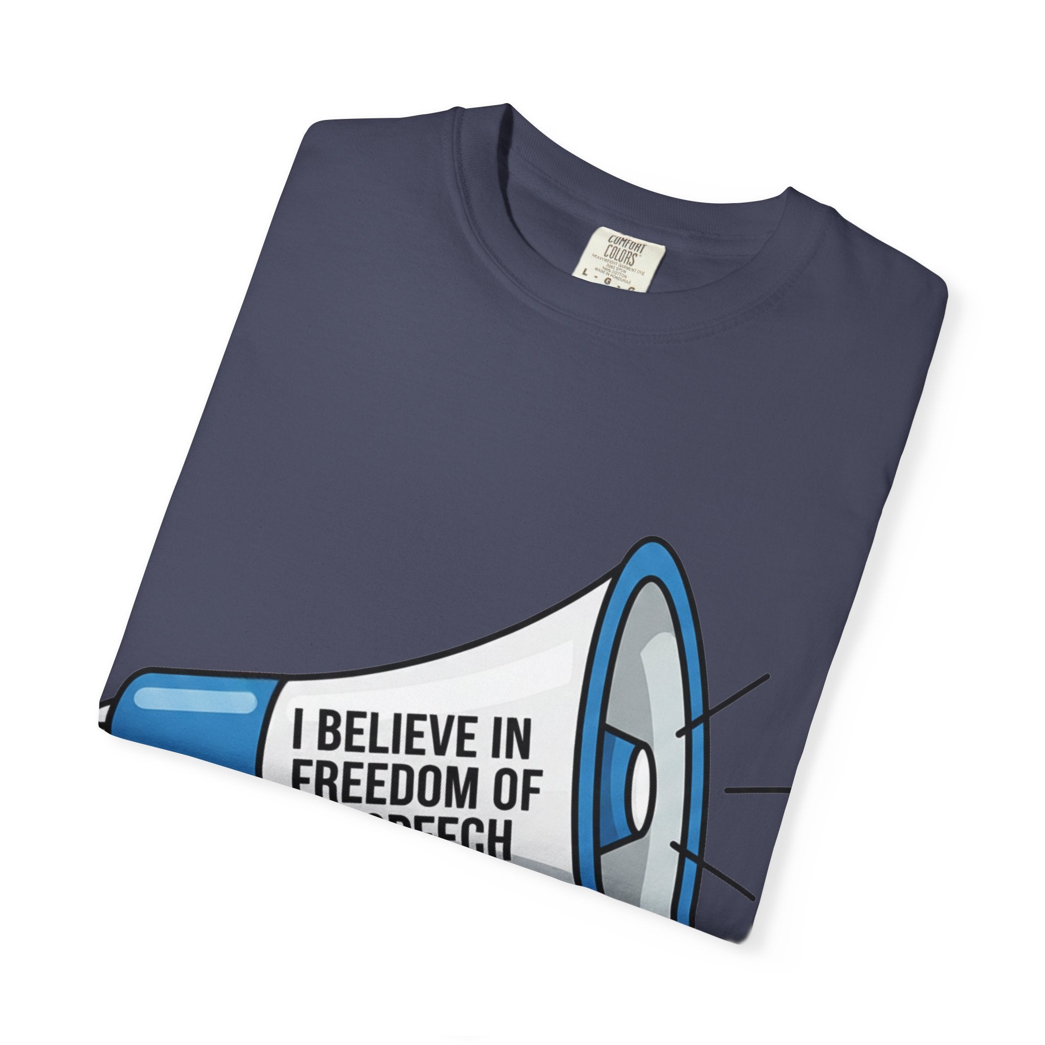 "Freedom of Speech" Unisex Garment-Dyed T-shirt