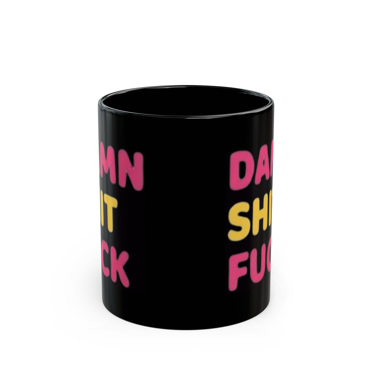 "Do You Think I Give A" Black Ceramic Mug — Graphic