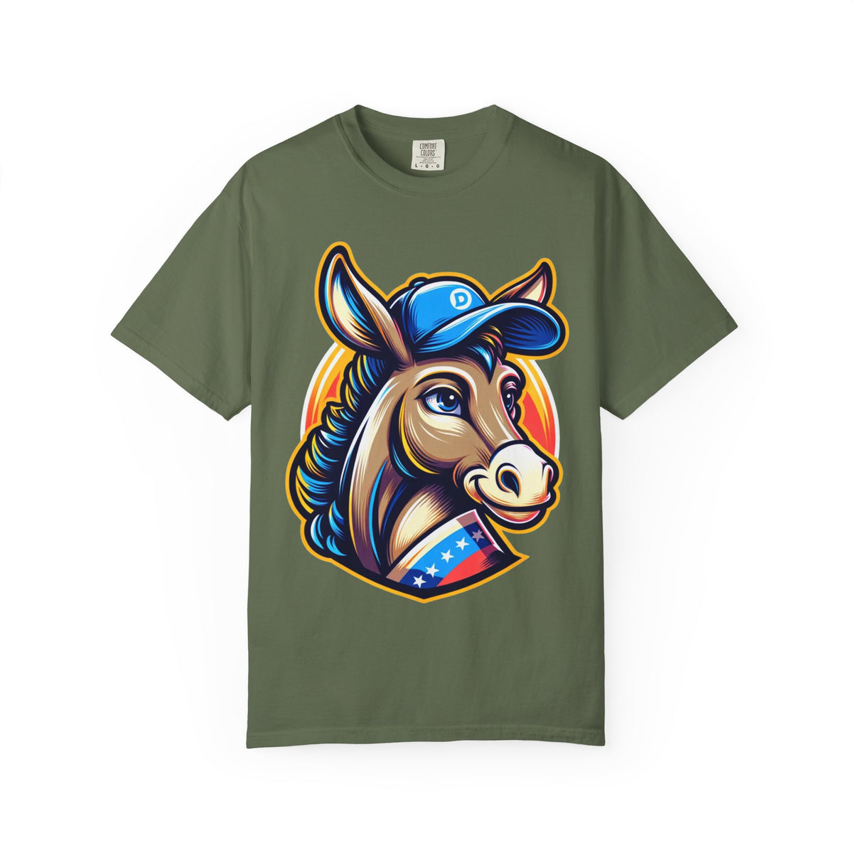 Color: Sage | The Party Animal (Vibrant Edition) Unisex Garment-Dyed T-shirt