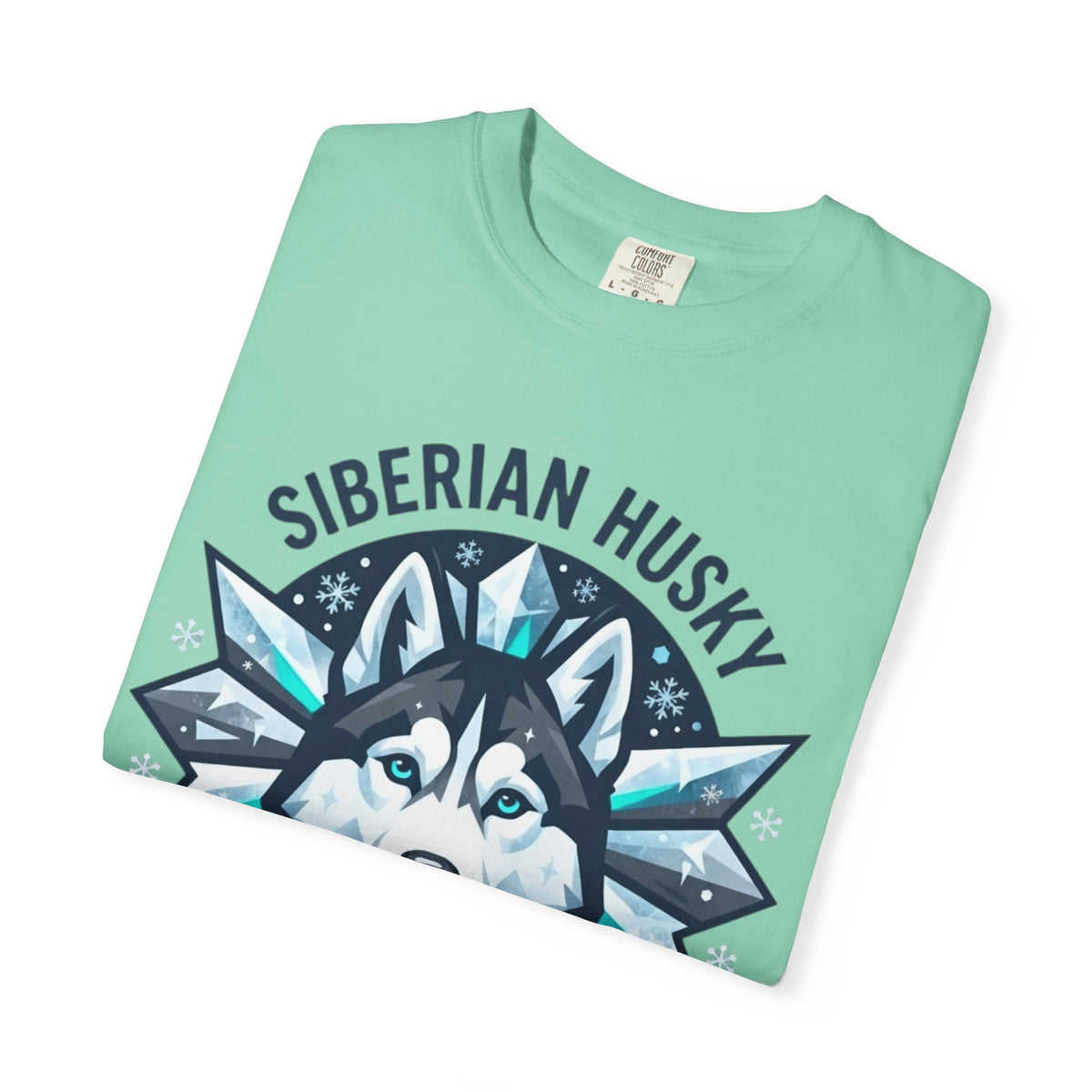 "Siberian Husky Loyal & Free" Unisex Garment-Dyed Tee