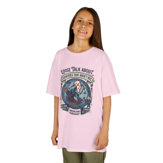 Color: Light Pink | Loose Talk About Countries That Aren't His Kids Tee