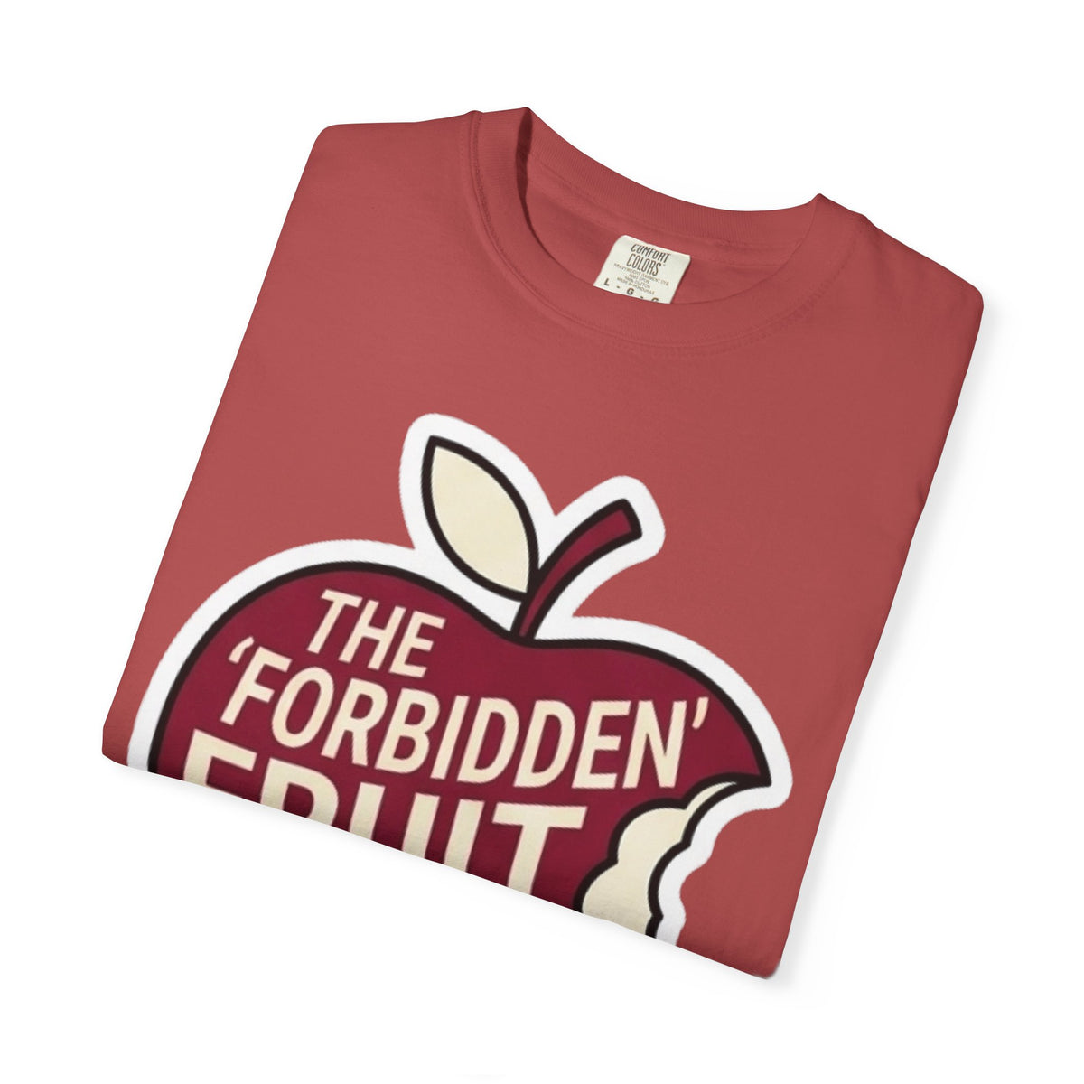 "Good Book Series Forbidden Fruit Tasted Better" Unisex Garment-Dyed Tee