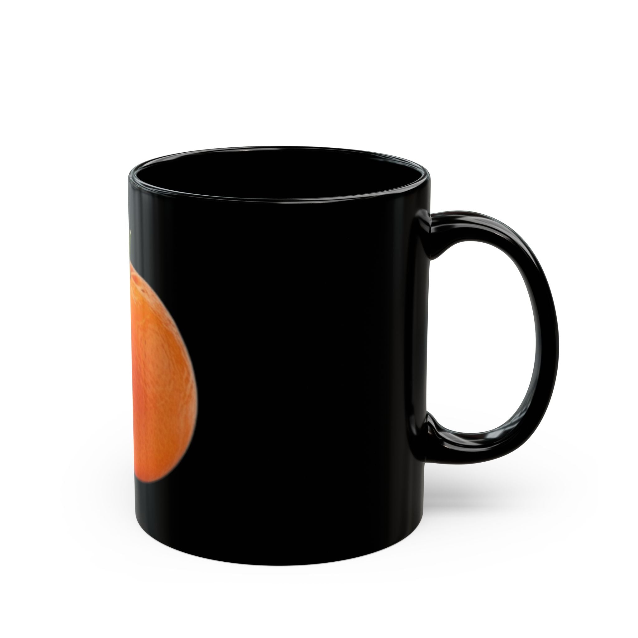 "Tangerine Vagina" Black Ceramic Mug — Graphic