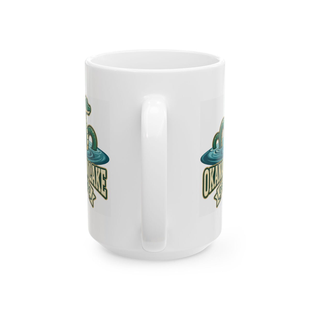 "Ogopogo (Canada)" White Ceramic Mug