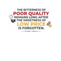 "Bitterness of Poor Quality" Sticker — Main
