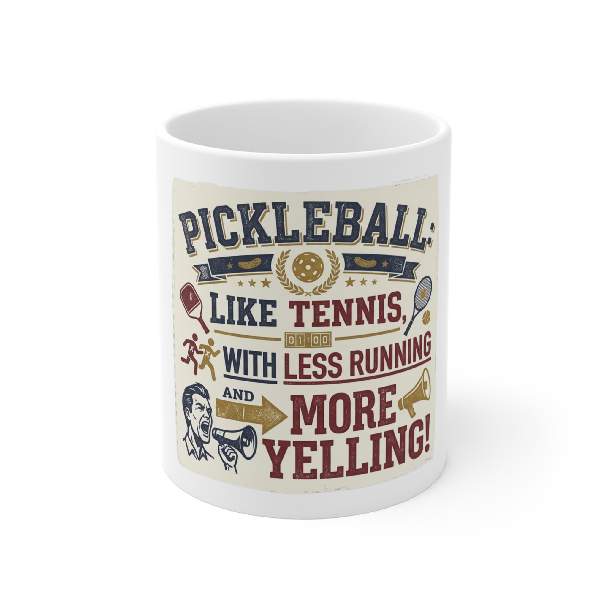Pickleball: Tennis for People Who Gave Up | 11oz Mug