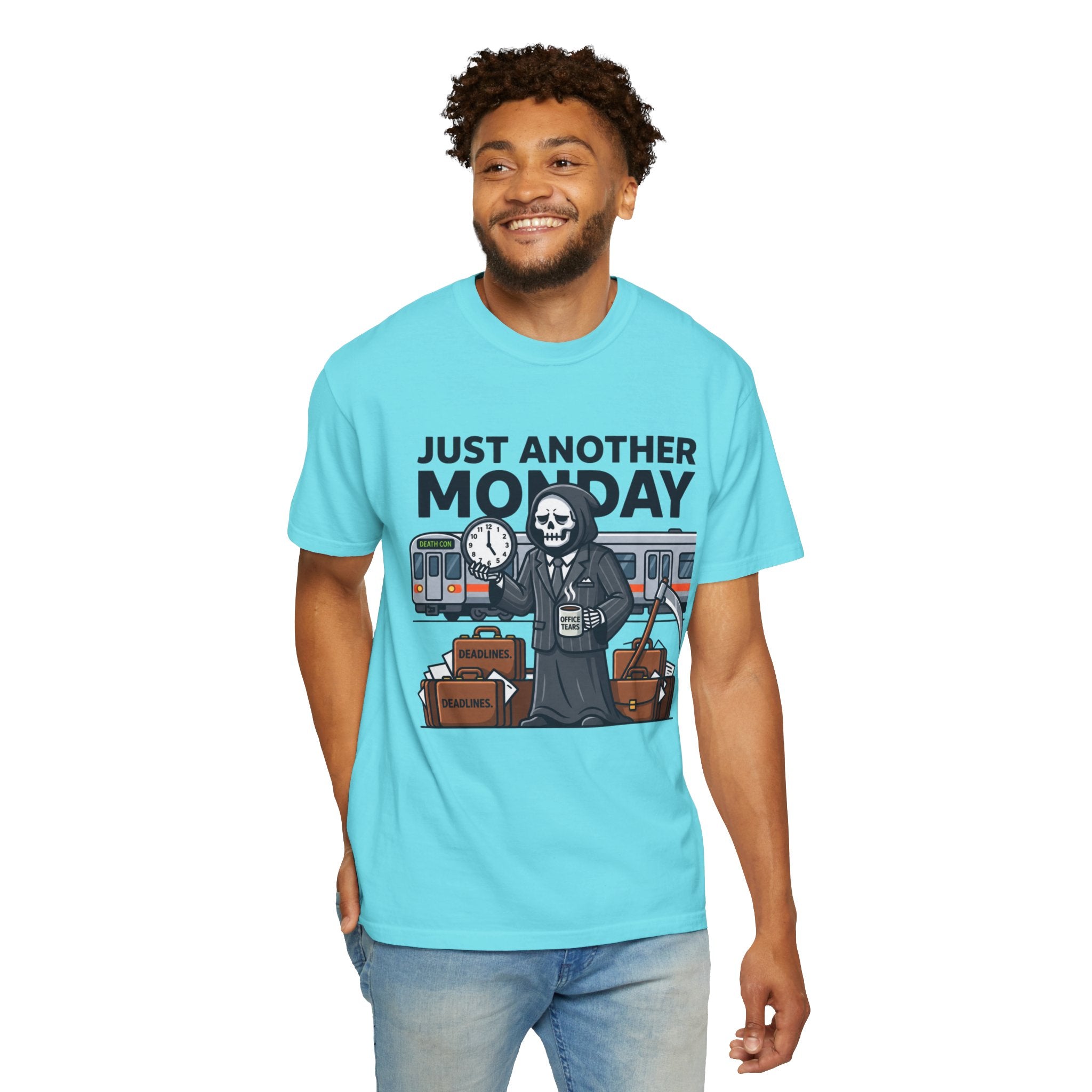 "Just Another Monday" Unisex Garment-Dyed Tee