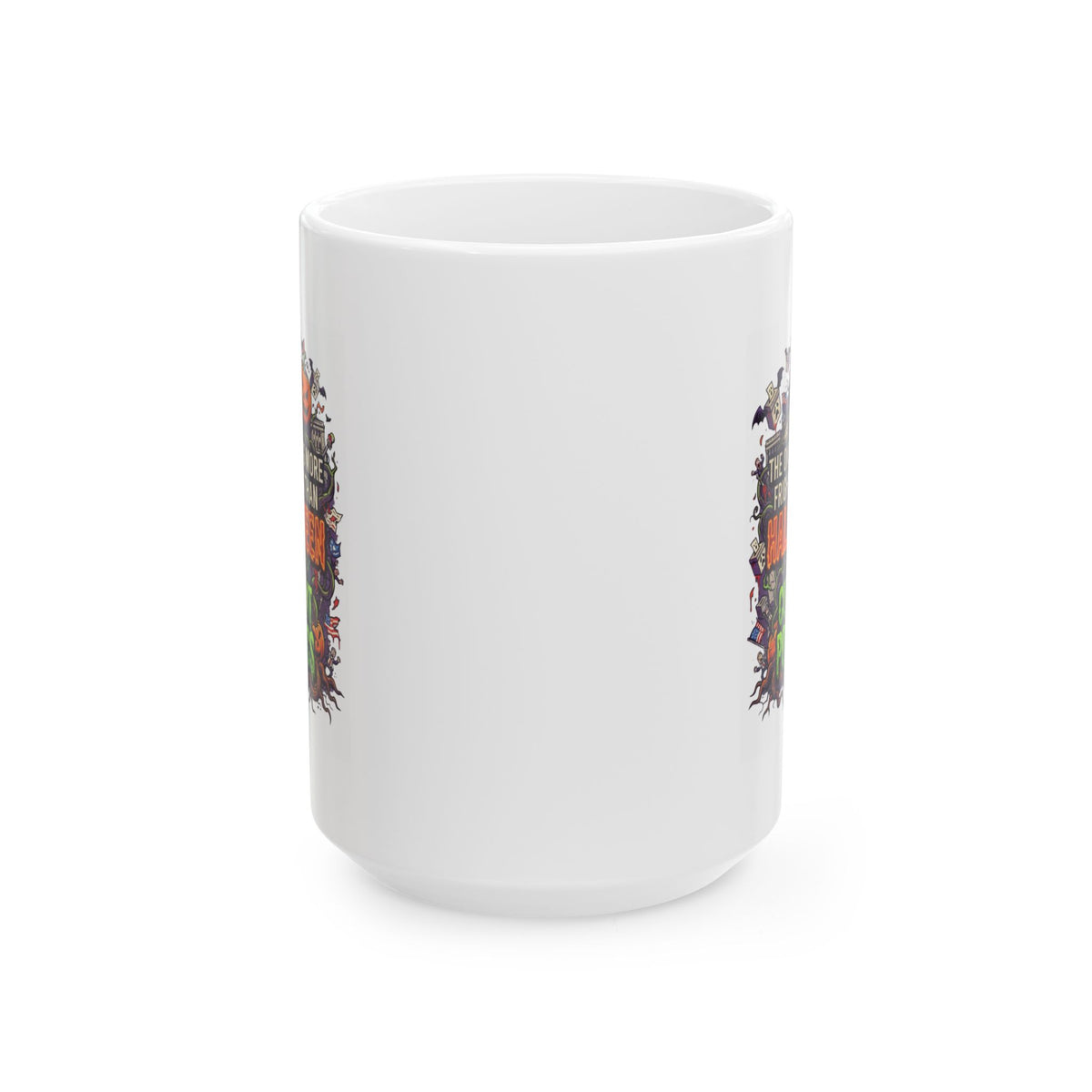 "Current Politics" White Ceramic Mug