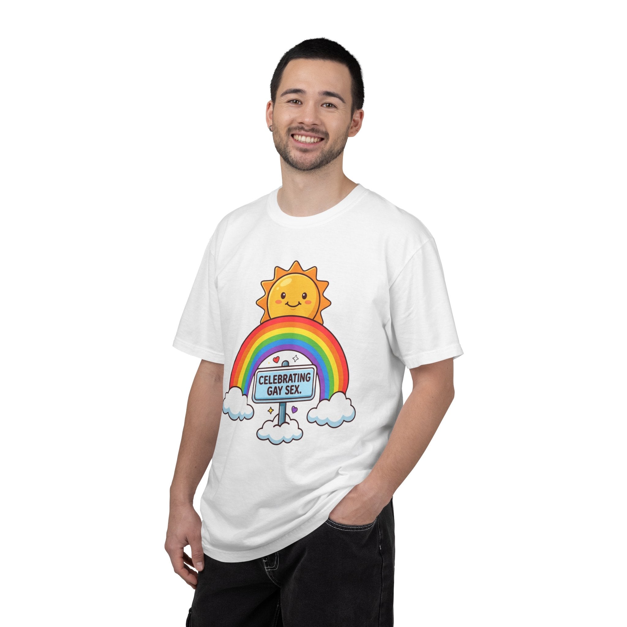 "Celebrating Gay Sex" Unisex Garment-Dyed Tee