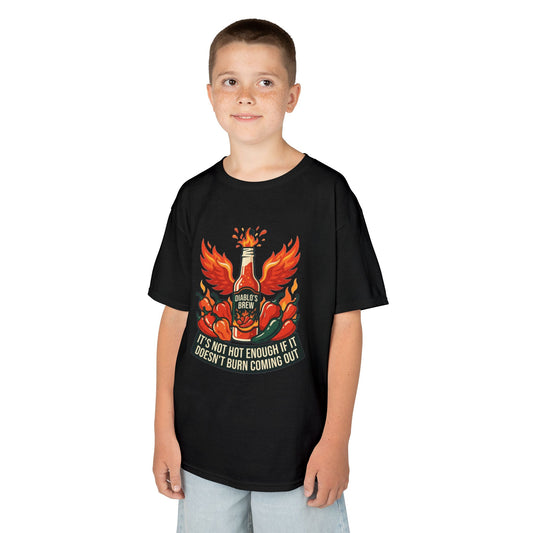 "Burns Coming Out" Kids Tee