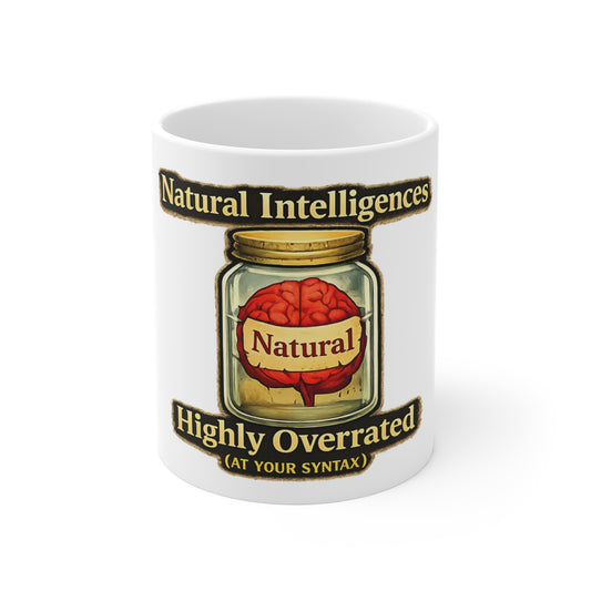 Still Running On Natural Intelligence | 11oz Mug