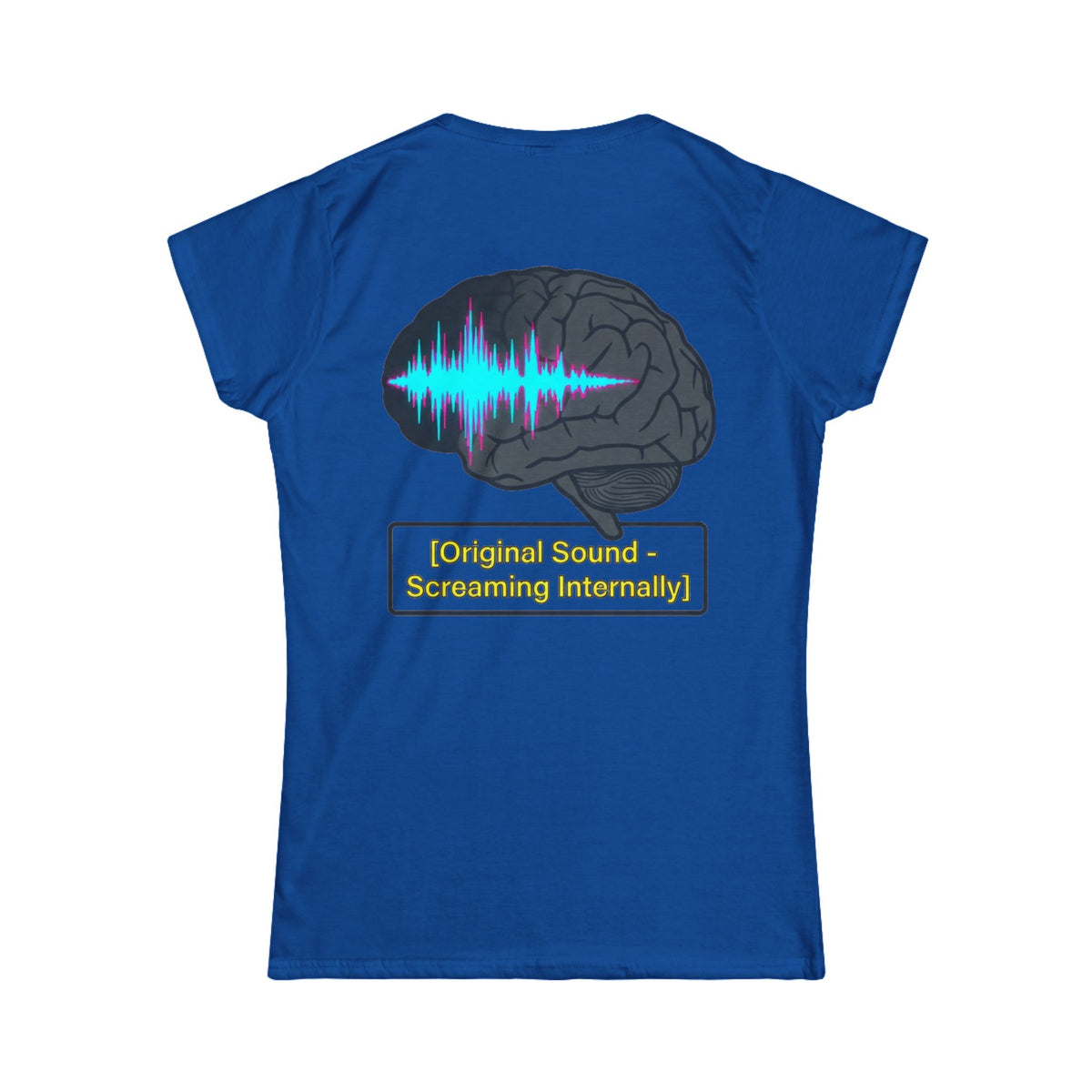 Color: Royal | Screaming Internally Women's Tee