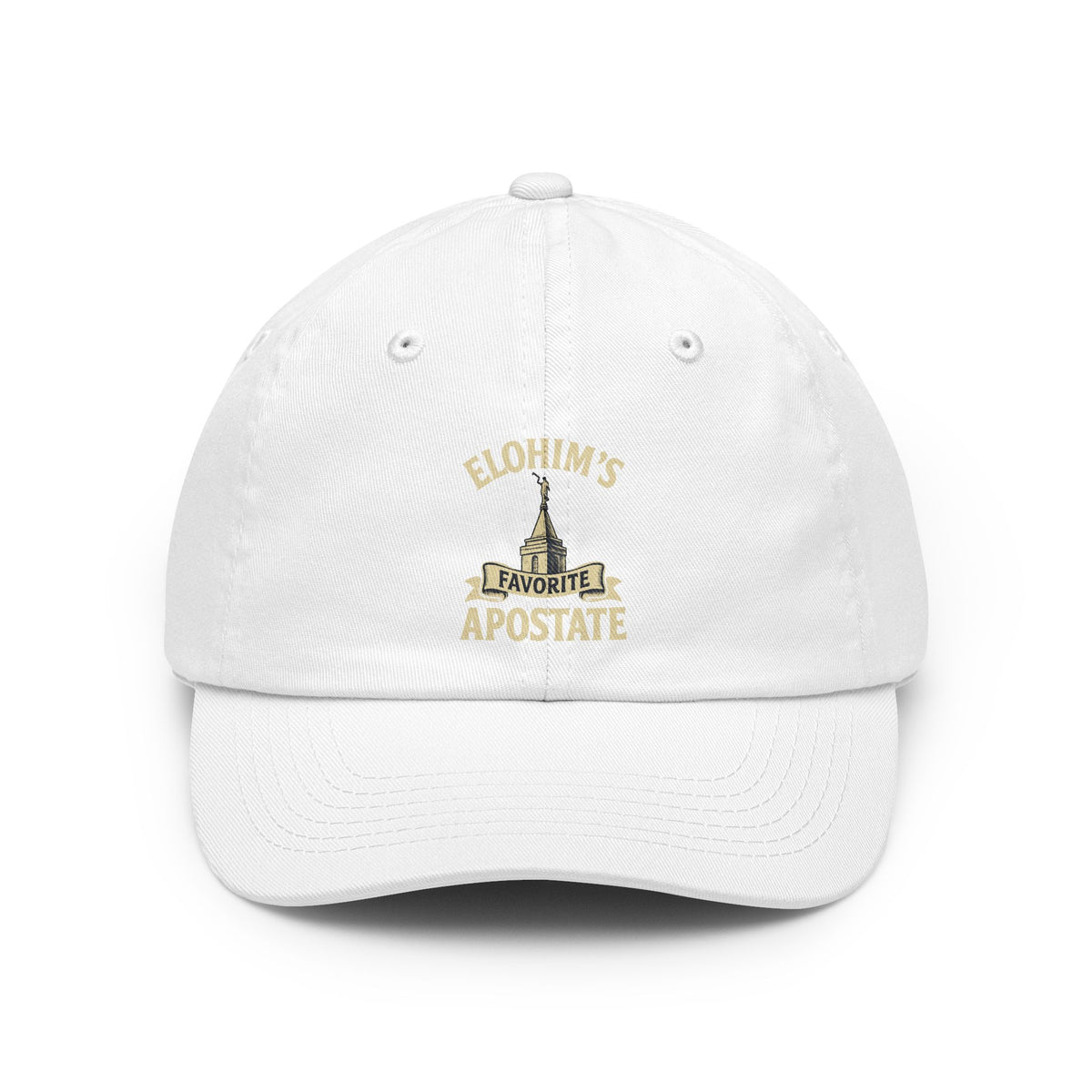 Color: White | Elohim Favorite Apostate Dad Hat