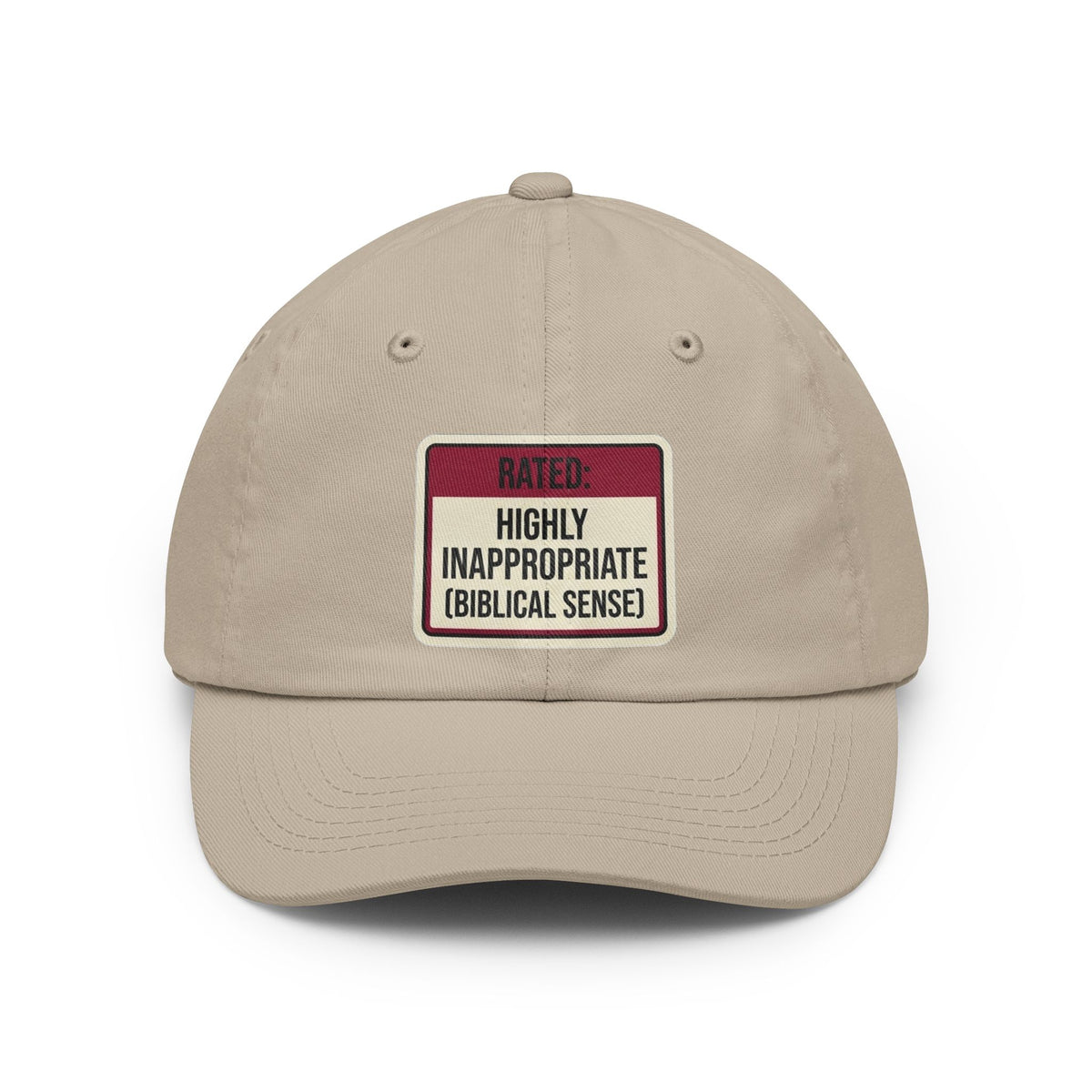 Color: Stone | Good Book Series Highly Inappropriate Dad Hat