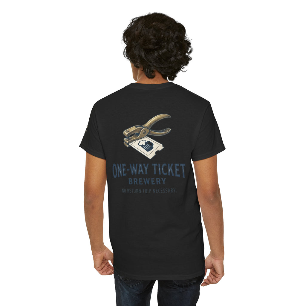"One-Way Ticket Brewery" Premium Graphic Tee