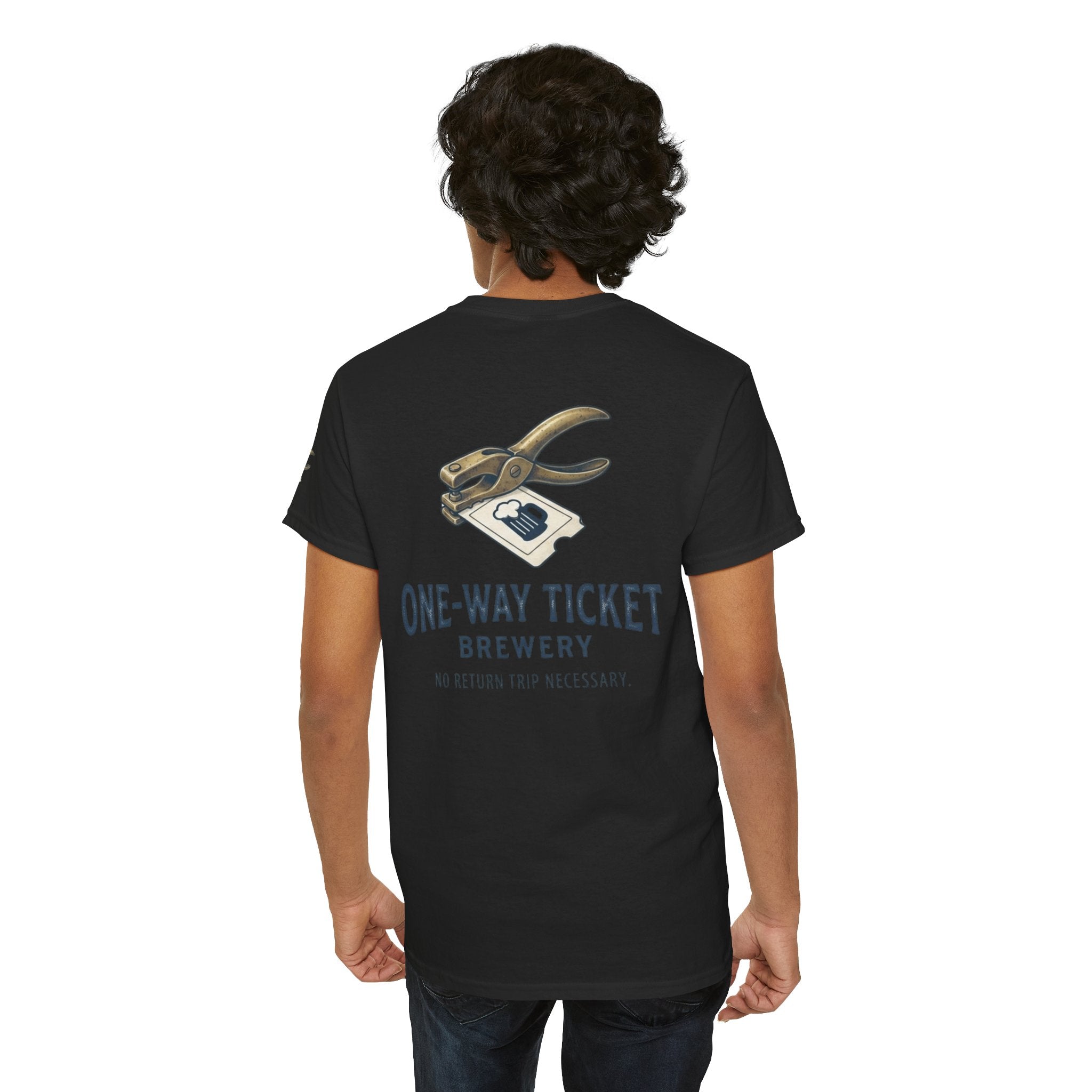 "One-Way Ticket Brewery" Premium Graphic Tee
