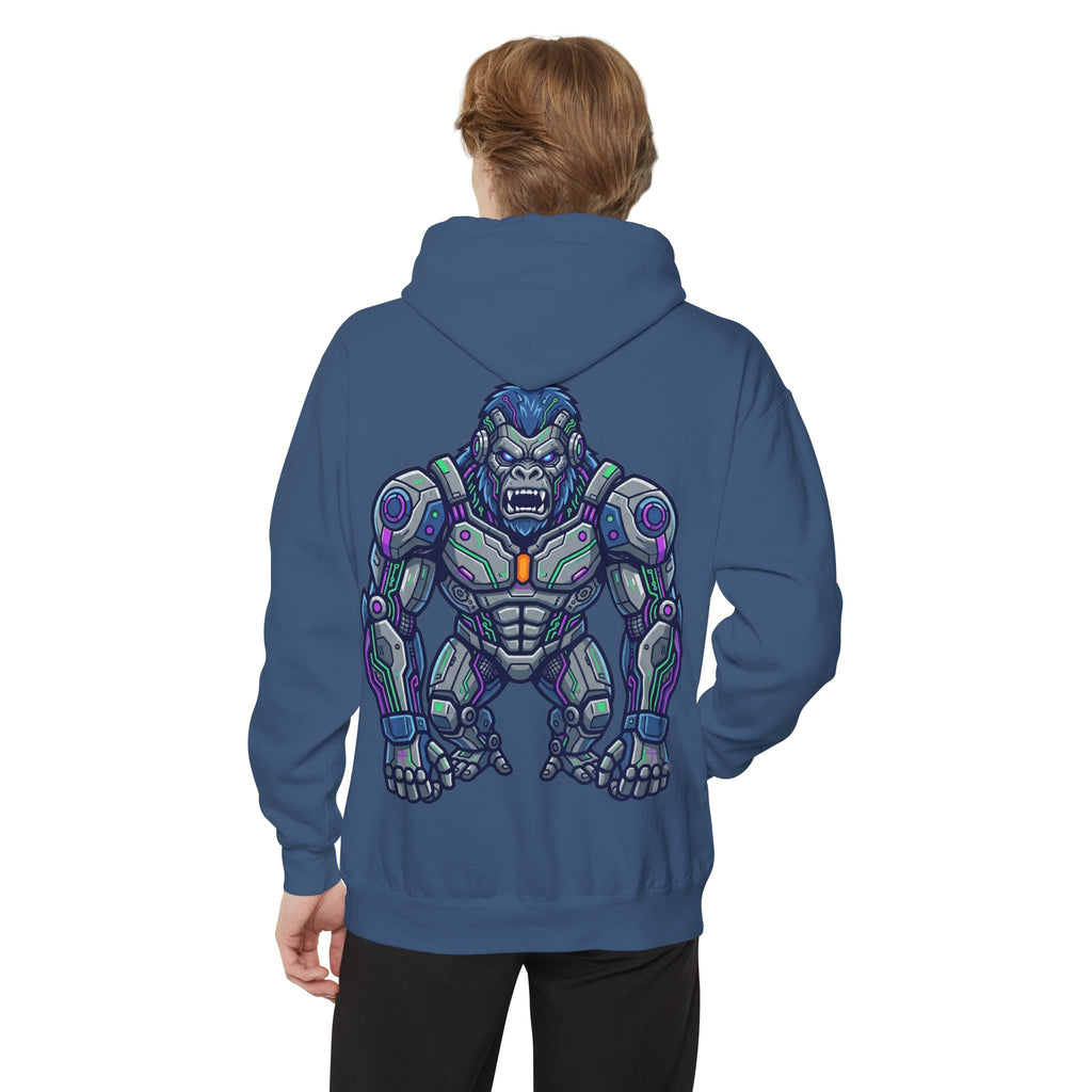 "Cyber Gorilla" Garment-Dyed Hoodie