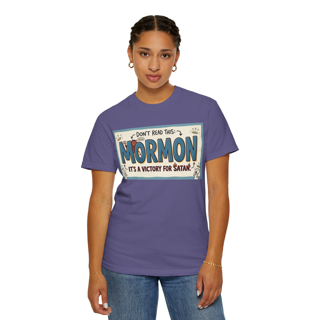 "Victory for Satan T-Shirt" Unisex Garment-Dyed T-shirt