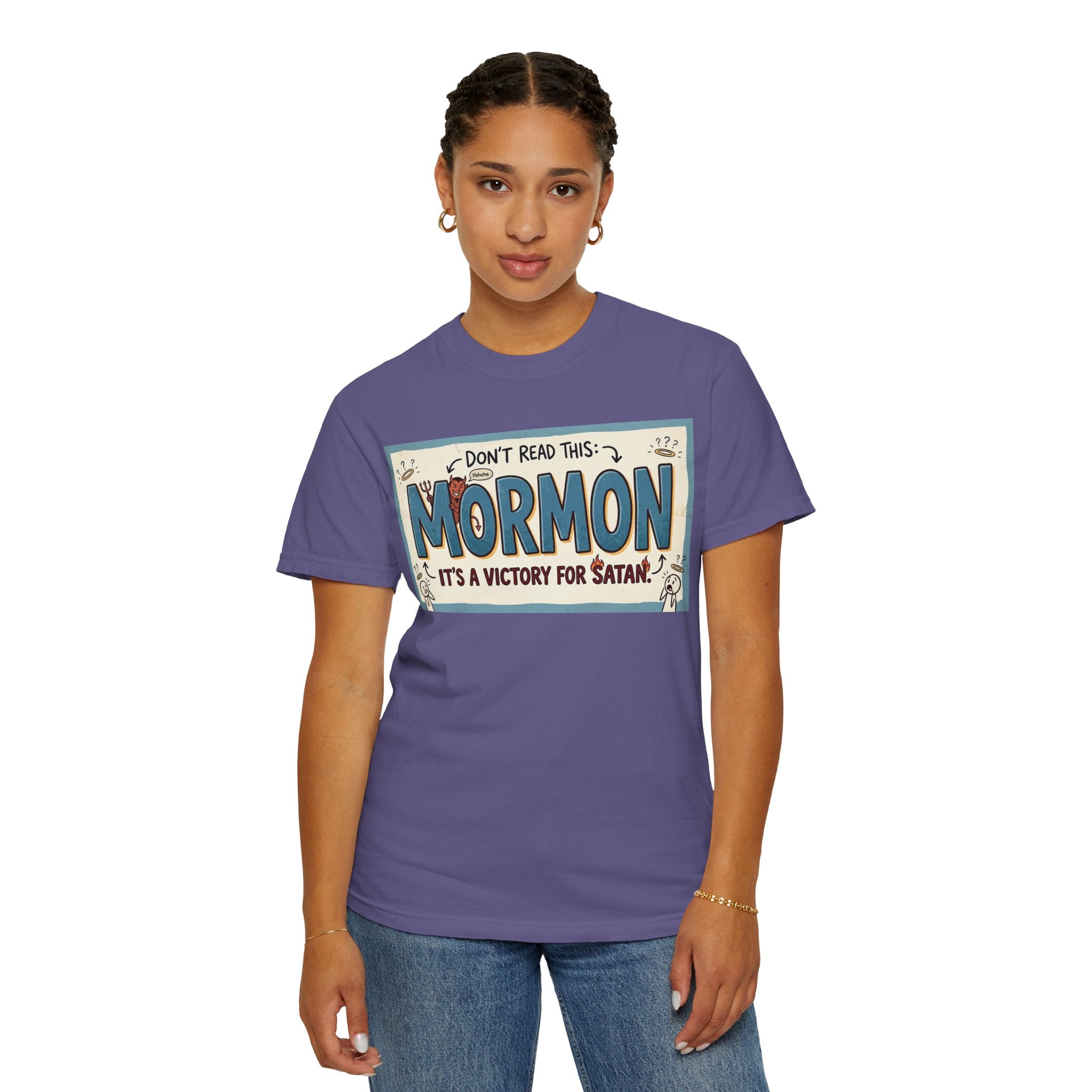 "Victory for Satan T-Shirt" Unisex Garment-Dyed T-shirt