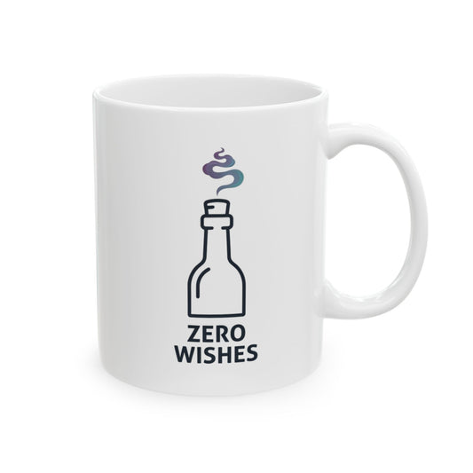 "Release the Genie" White Ceramic Mug — Graphic