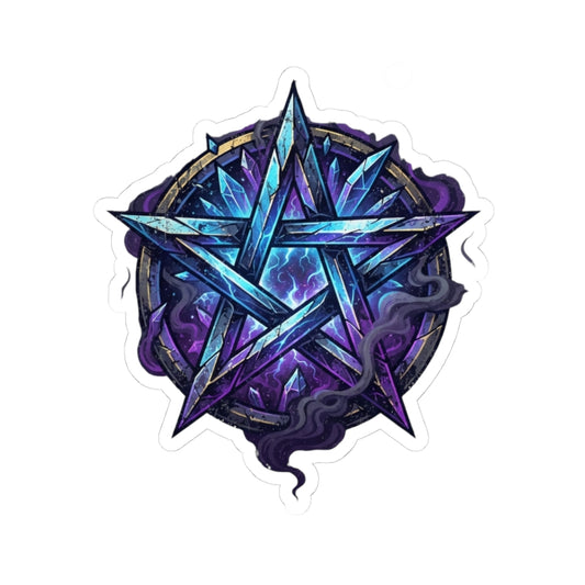 "Cosmic Spectrum Pentacle" Sticker