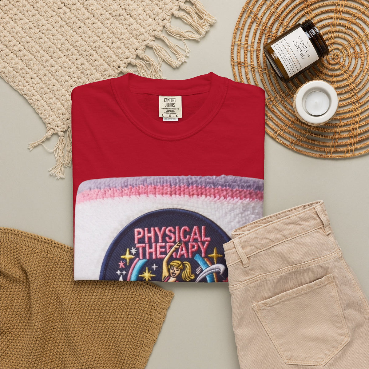 "Let's Get Physical" Unisex Garment-Dyed Tee