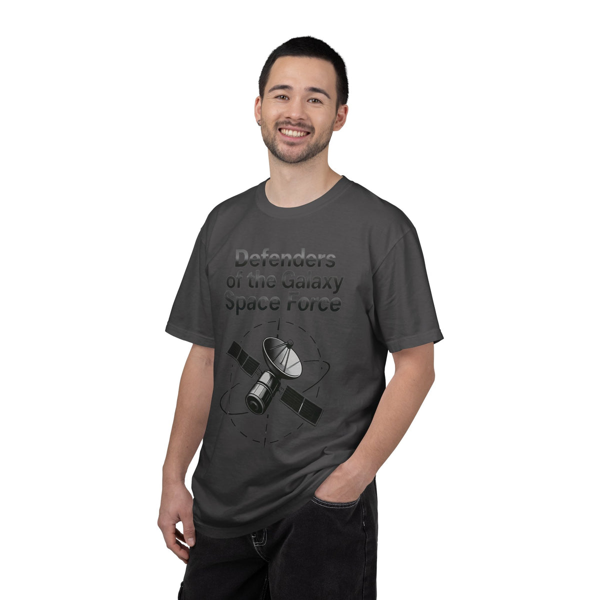 Color: Graphite | Defenders of the Galaxy Unisex Garment-Dyed T-shirt