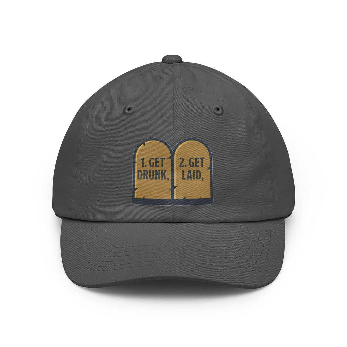 Color: Charcoal | 11th and 12th Commandment Dad Hat — -C