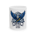 "April Legend" White Ceramic Mug