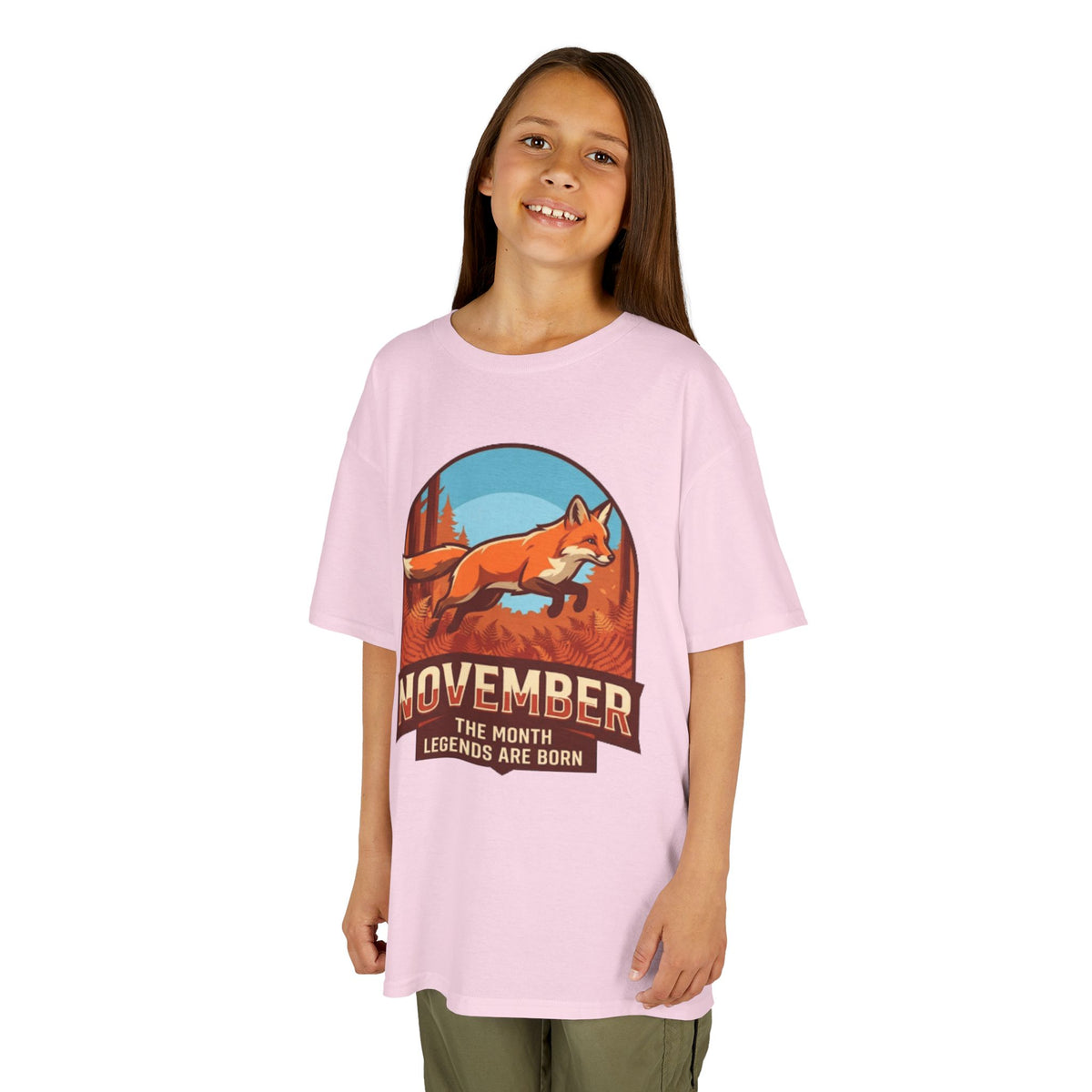 Color: Light Pink | November Legend Kids Tee