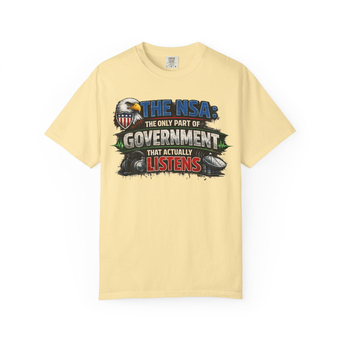 Color: Banana | They're Always Listening - Classic |