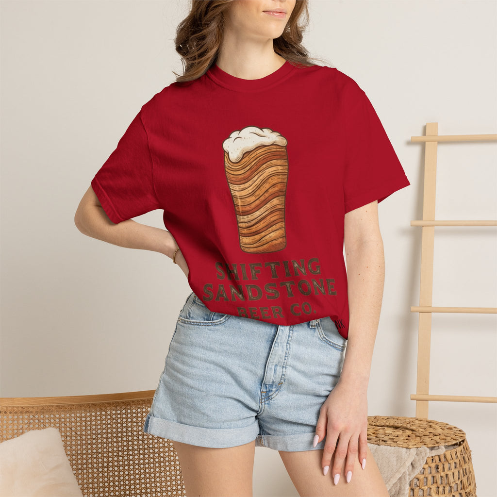 "Shifting Sandstone Beer Co." Unisex Garment-Dyed Tee