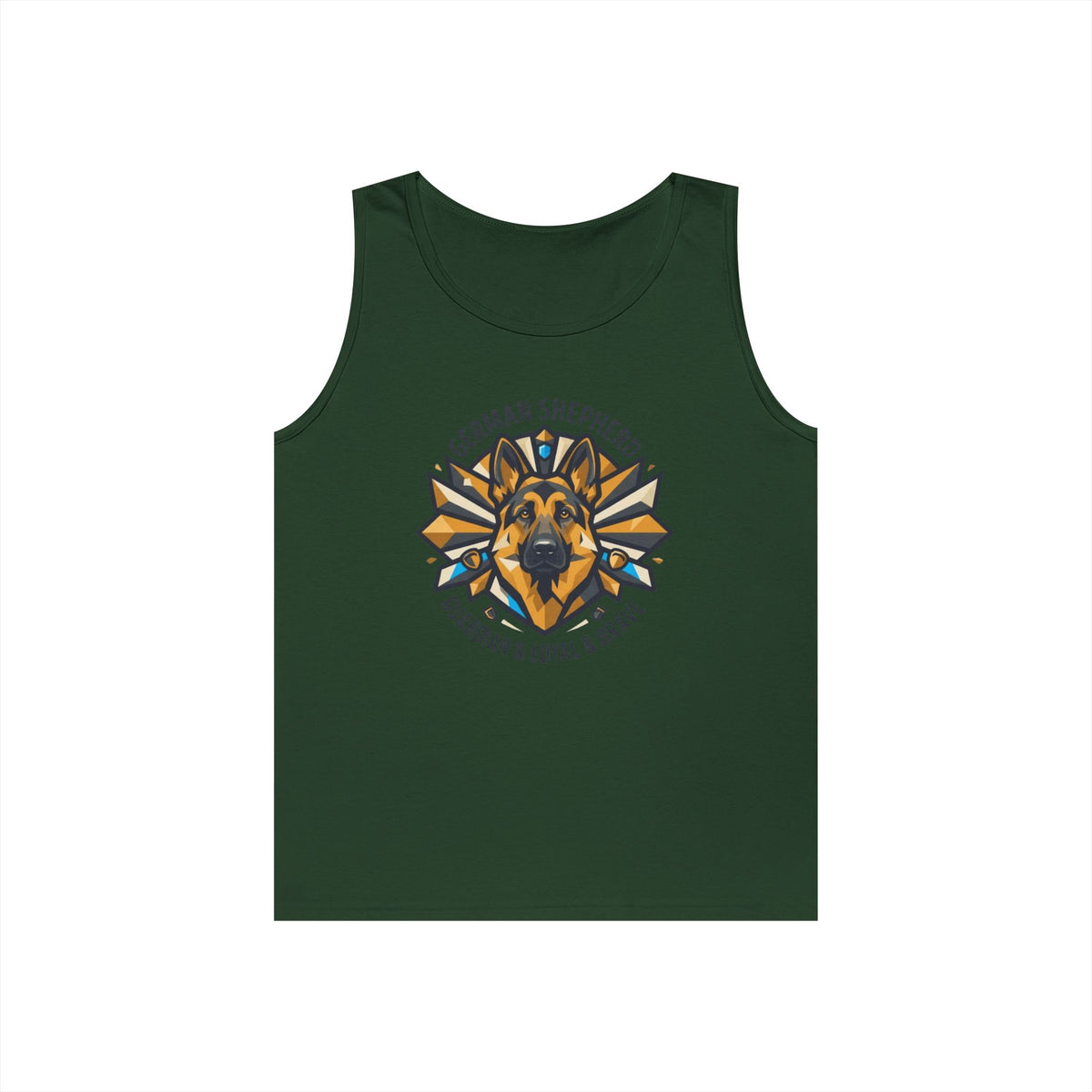 "German Shepherd Guardian Loyal Brave" Tank Top