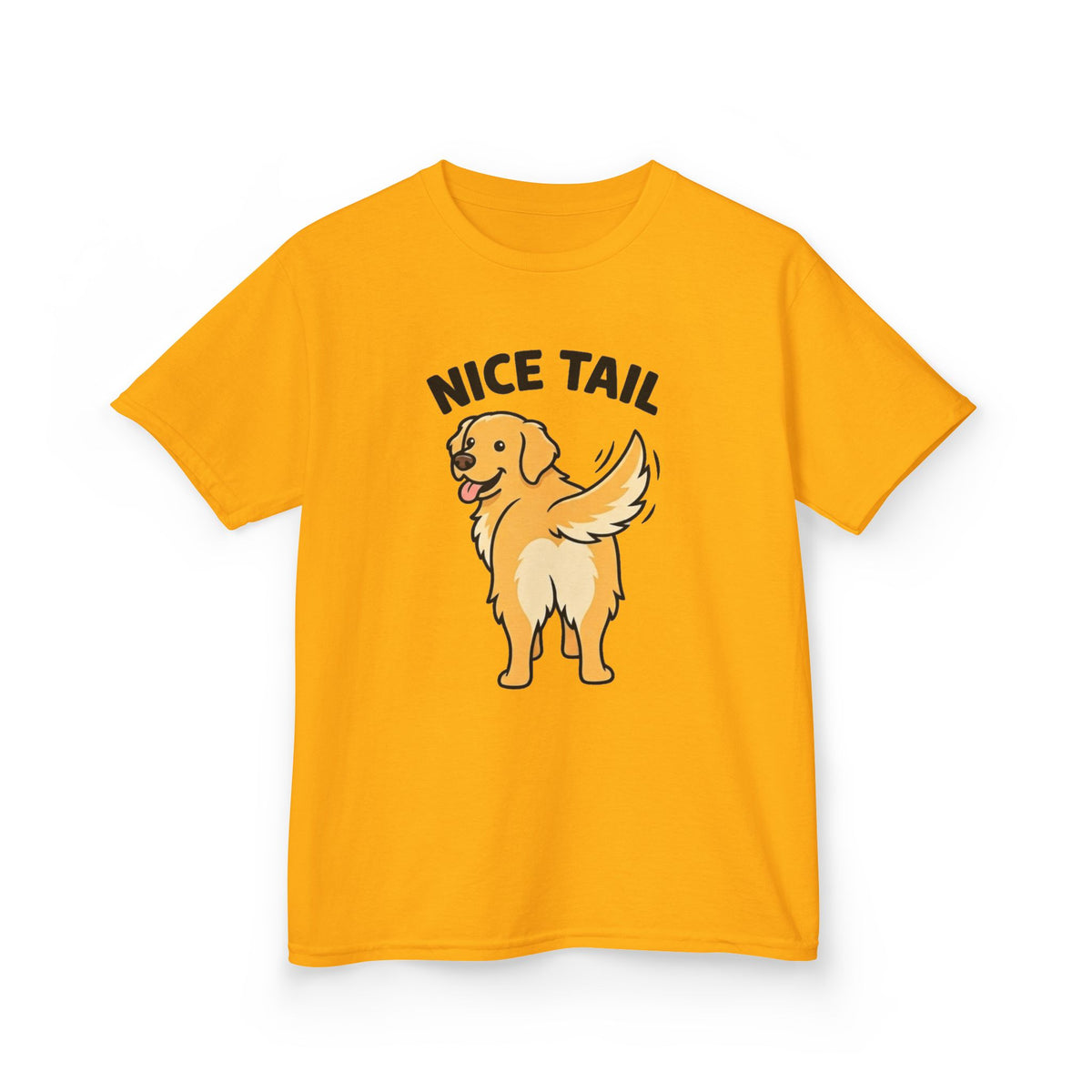 Color: Gold | Nice Tail Kids Tee