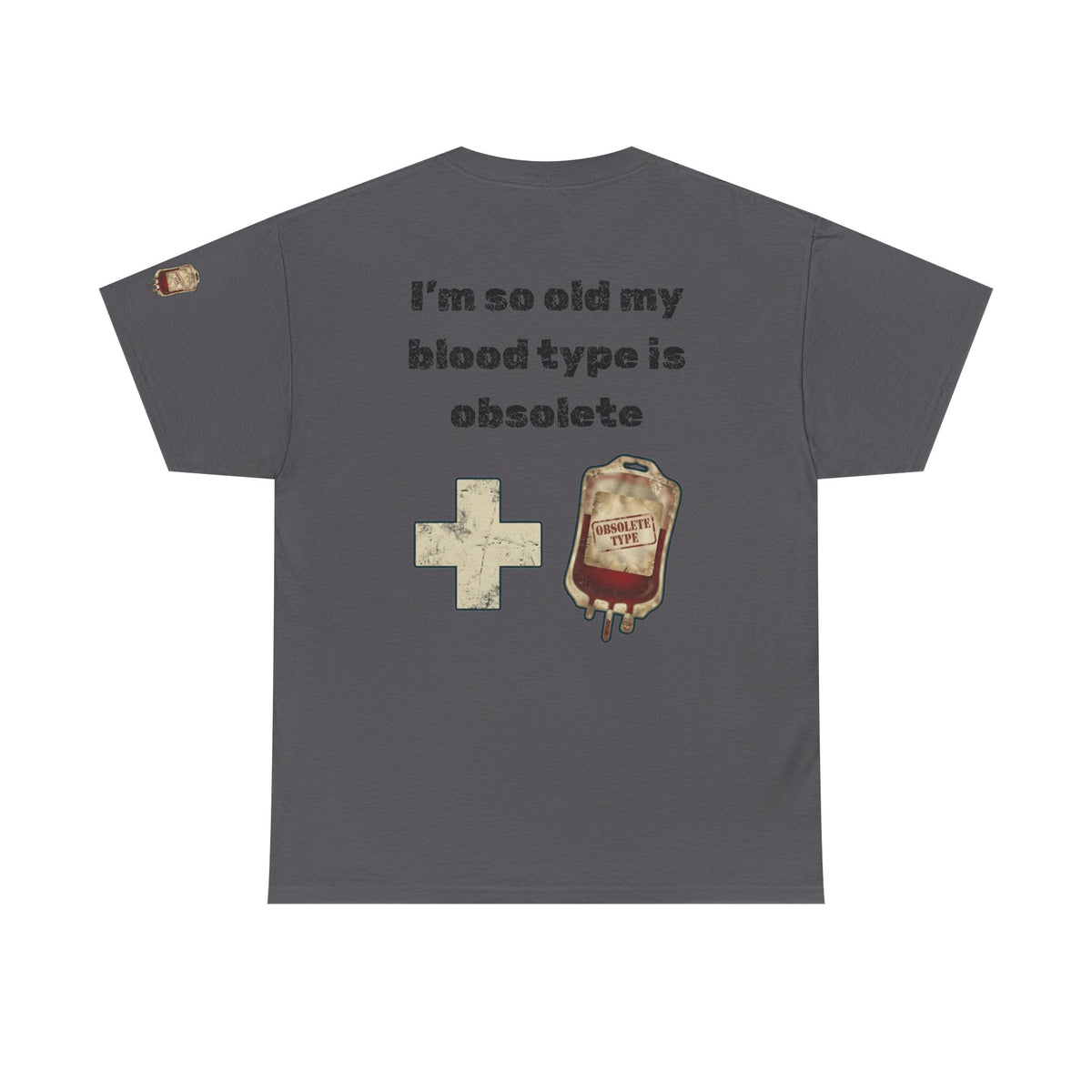 Color: Charcoal | Blood Type Premium Graphic Tee