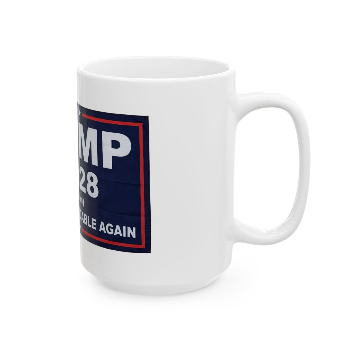 "Trump $20.28" White Ceramic Mug