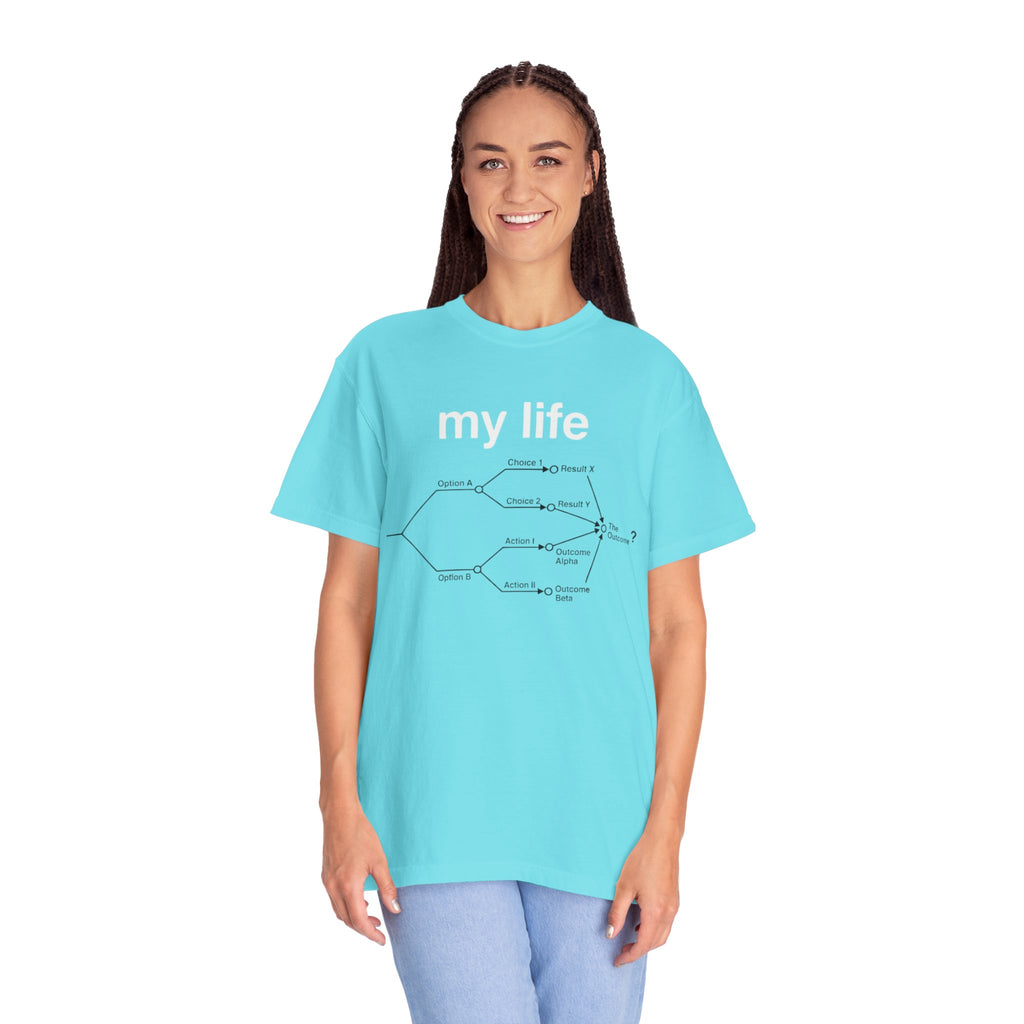 "My Life Decisions" Unisex Garment-Dyed T-shirt