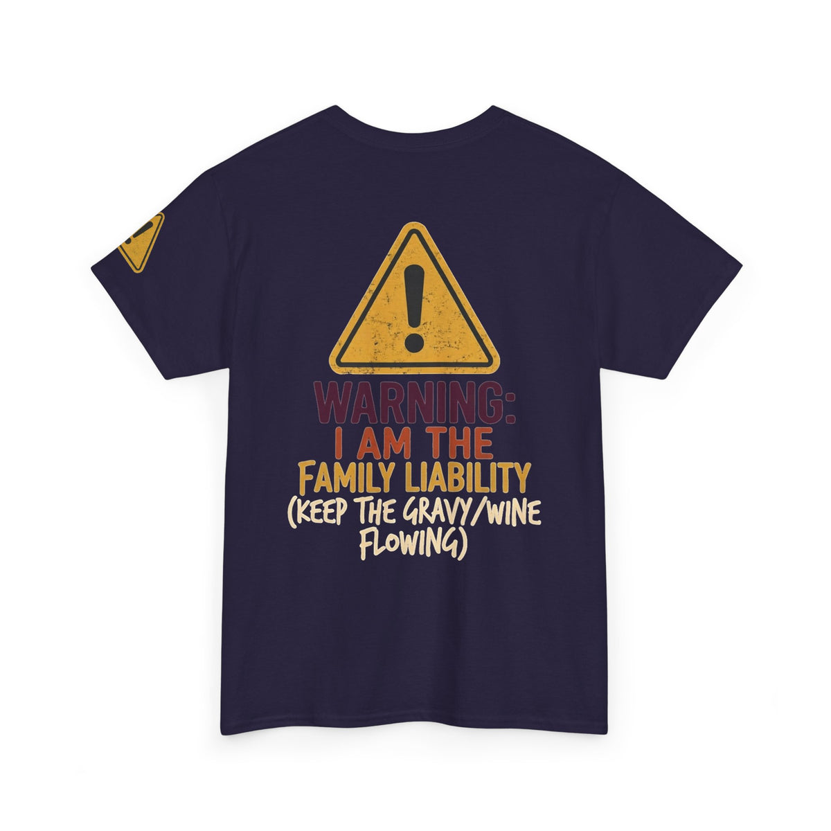 Warning I am The Family Liability Premium Graphic Tee