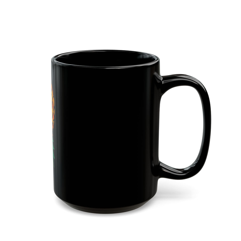 "Good Eating" Black Ceramic Mug — Graphic