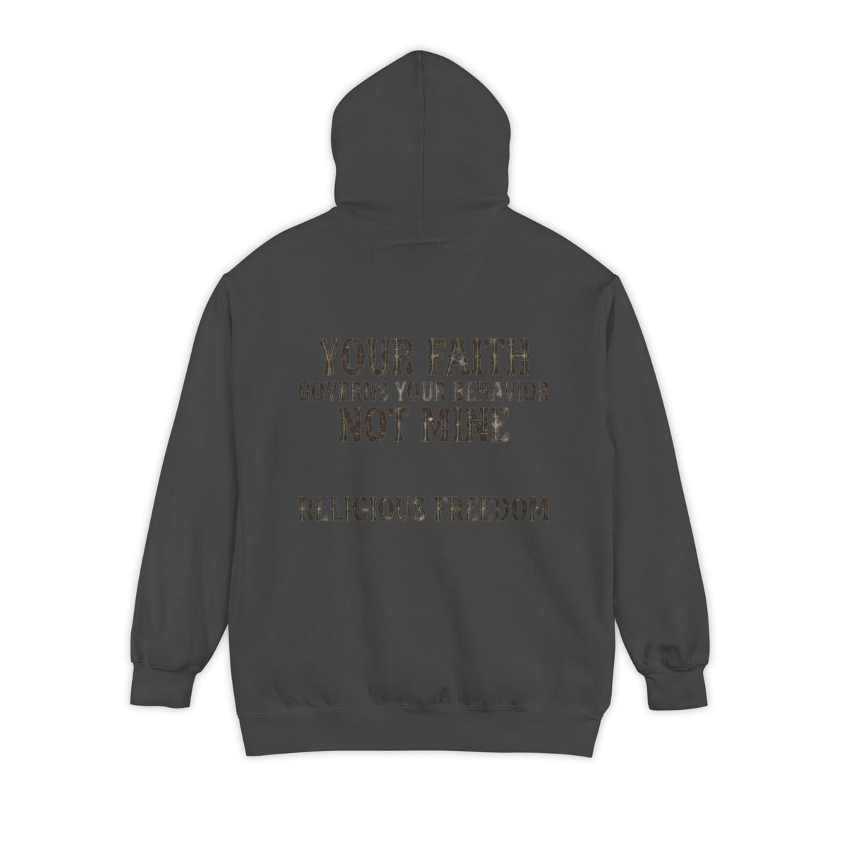 Color: Pepper | Religious Freedom Garment-Dyed Hoodie