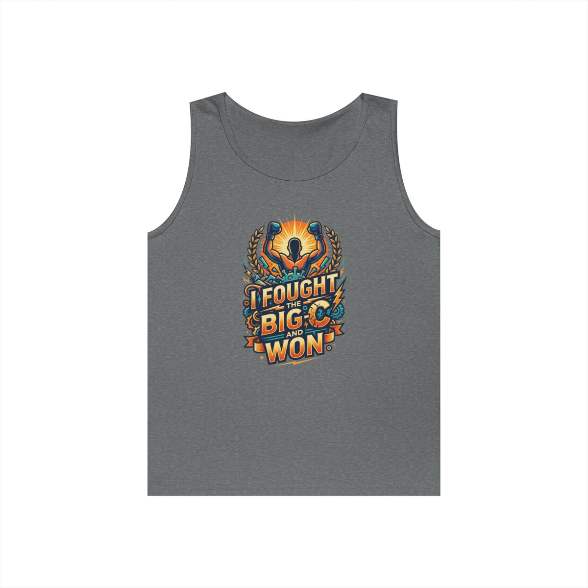 Color: Graphite Heather | I Fought The Big C and Won Tank Top